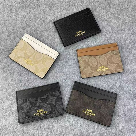 coach burberry card holder|coach card holder wallet.